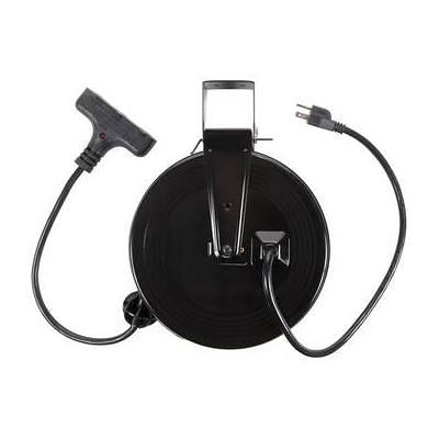 HDX 30 Ft 16 3 Heavy Duty Retractable Extension Cord Reel With 3