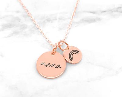 Sereney Initial necklaces for women Personalized Letter necklace with  birthstones for birthday gifts for mom,two multiple charms for  daughter,custom