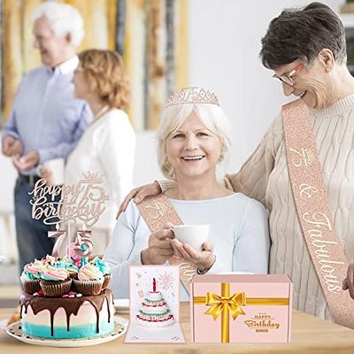75th Birthday Decorations For Women, Include 75th Birthday Sash and Tiara,  Birthday Cake Topper and Number 75 Candles, 75 Balloons, 3D Birthday Card,  75th Birthday Gifts Women - Yahoo Shopping