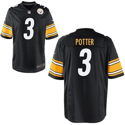 B.T. Potter Youth Nike Black Pittsburgh Steelers Alternate Custom Game  Jersey - Yahoo Shopping