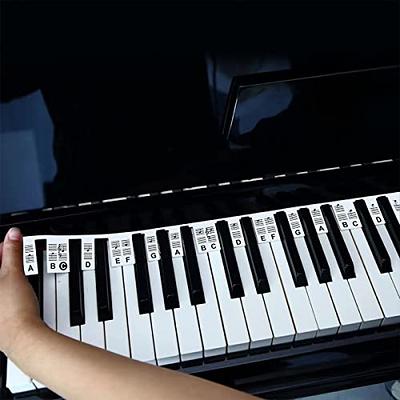 YUBIRD Removable Piano Keyboard Note Labels  