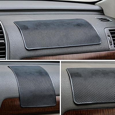 Car Dashboard Anti-Slip Rubber Pad, 10.6x 5.9 Universal Non-Slip Car  Magic Dashboard Sticky Adhesive Mat for Phones Sunglasses Keys Electronic