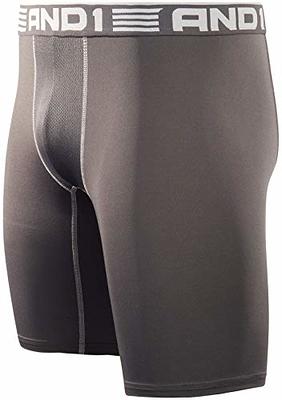 AND1 Men's Underwear - 10 Pack Long Leg Performance Compression Boxer Briefs  (S-3XL), Size 3X-Large, BlackBlue DepthsDark ShadowBlackRed Dahlia - Yahoo  Shopping