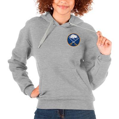 Men's Antigua Heather Gray Vancouver Canucks Victory Pullover Sweatshirt Size: Medium
