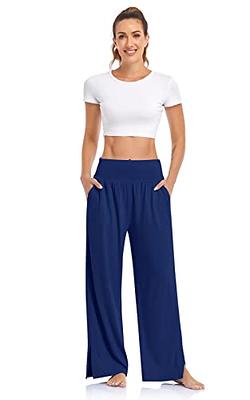 ODODOS cross Waist Wide Leg Flare Yoga Pants for Women Bell Bottom Sports  gym casual Workout Pants-29 Inseam, Burgundy, Small