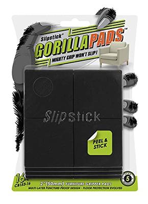 Slipstick GorillaPads Gripper Anti-skid 4-Pack 4-in Black Rubber in the  Chair Leg Tips & Furniture Glides department at