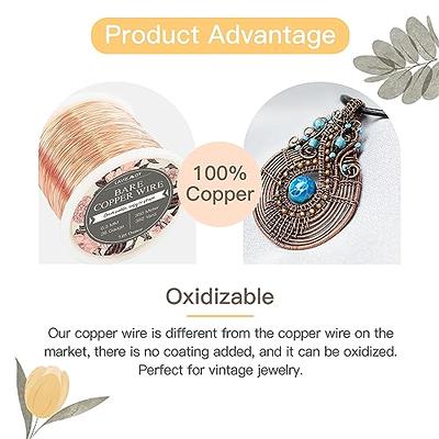 100ft Copper Wire for Gardening, Electroculture,Jewelry Making Craft Pure  Bare Copper Wire (22 Gauge,0.024'' Diameter) - Yahoo Shopping