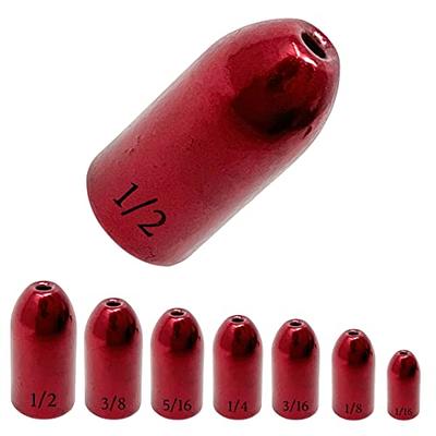 Reaction Tackle Tungsten Bullet Fishing Weights/Worm Sinkers for