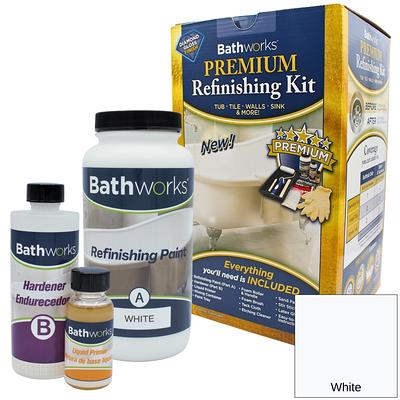 BEKOMN Tub and Tile Refinishing Kit (1kg,Full Tools,White),Bathtub Sink  Paint Reglaze Kit, Odorless & Water Based, DIY Countertop Tile Paint  Resurfacen for Bathroom Kitchen Porcelain - Yahoo Shopping