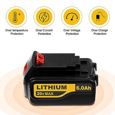 for Black and Decker 20V Battery 5Ah | LB2X4020 Lbxr20 Battery Lithium