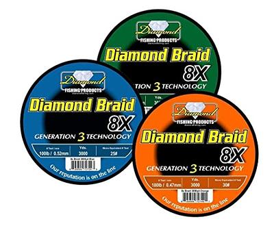 Diamond Braid Generation 3 Hollow Core Braided Fishing Line