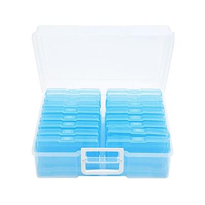 Naivees 4 x 6 Photo Storage Case with Handle, 16 Inner Photo Organizer  Keeper, Extra Large Storage Picture Boxes, Seed Storage, Transparent Craft  Keeper (Blue) - Yahoo Shopping
