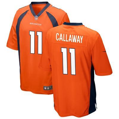 Men's Nike Orange Denver Broncos Custom Game Jersey