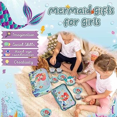 Yileqi Kids Crafts and Arts Mermaid Painting Kit, Party Favors Mermaid Toy  Paint for Kids Crafts for Girls Ages 4 6 8 12 Years Old, Gifts for Girls  Boys Non Ceramic Paint Set Birthday Gift Supplies 