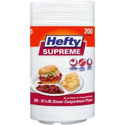 Hefty Supreme 3-Compartment Foam Plates, 10 1/4' (200 ct.) - Yahoo Shopping