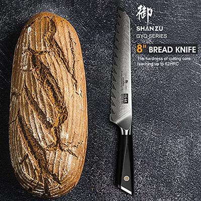 SHAN ZU 16-PCS Japanense Steel Kitchen Knife Block Set 