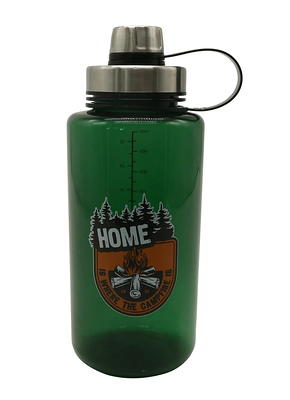 Ozark Trail 24 fl oz Green Insulated Stainless Steel Water Bottle, Twist  Cap with Loop Handle 