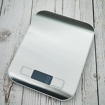 Food Scale Digital Scale Kitchen Scales Digital Weight, YONCON Baking Scale  for Bakers, Candle Making or Soap Making with Stainless Steel Large