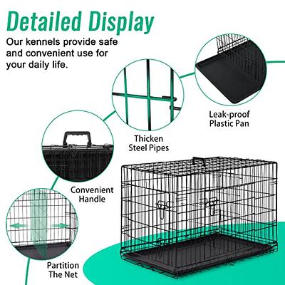 BestPet 24,30,36,42,48 Inch Dog Crates for Large Dogs Folding Mental Wire  Crates Dog Kennels Outdoor and Indoor Pet Dog Cage Crate with