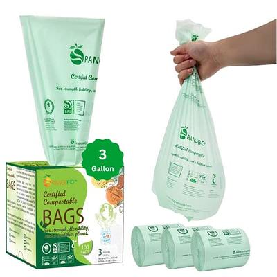 Repurpose 3 Gallon Compostable Small Bin Trash Bags, BPI Certified
