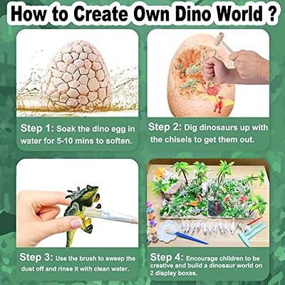 Kids Arts Crafts Set, Dinosaur Toy Painting Kit, Dinosaurs Toys