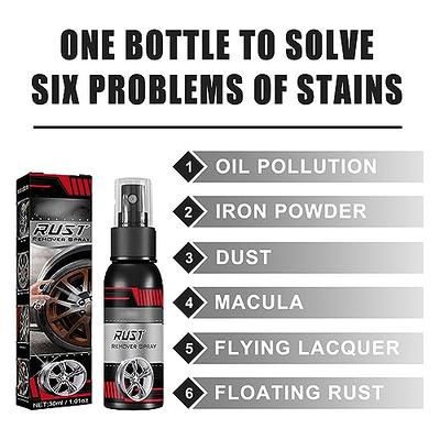 WRSFXV Car Rust Removal Spray, Metal Paint Cleaner Spray Remover