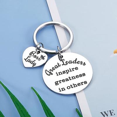 1 PC Coworker Keychain Gifts For Employee Boss Appreciation Day Christmas  Men Women Office Gifts For Leader Supervisor Mentor