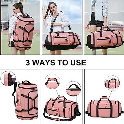 Gym Bag for Women, BAGSMART Sports Travel Duffel Bag With Shoe  Compartment & Wet Pocket, Carry On Weekender Duffel Bag, Water Resistant  Sports Gym Tote Bags Swimming Yoga Workout 