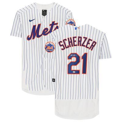 Nike Men's New York Mets Max Scherzer #21 Blue T-Shirt