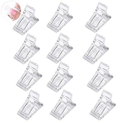 10Pcs Nail Tips Clip for Quick Building Polygel nail forms Nail clips for  polygel Finger Nail Extension UV LED Builder Clamps Manicure Nail Art Tool