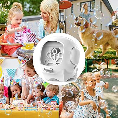 Bubble Toy for Kids, Automatic Electric Turn Eyes Toys Bubble Wand Maker,  Musical&Light Up Bubble Toys for Toddlers Outdoor, 3 4 5 6 7 8 Year Old  Girl