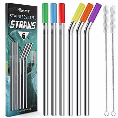 50 Reusable Clear Drinking Straws with Cleaning Brush,15cm (6 in) Short  Straws for Kids/Cocktails/coffee/Juice, BPA free Dishwasher safe - Yahoo  Shopping