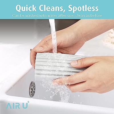 4-Pack Reusable Damp Clean Duster Sponge, Sponge Cleaning Brush Damp Clean  Dust Sponge,Cleaning Tool