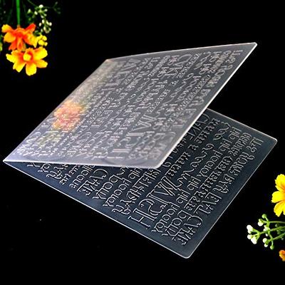 Stars Plastic Embossing Folders Textured Impressions Embossing Folders for  Card Making Scrapbooking and Other DIY Paper Crafts