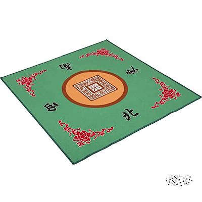 Portable Mini Chinese Mahjong Game Travel Set 144 + 2 Spares Ivory-Color  Tiles