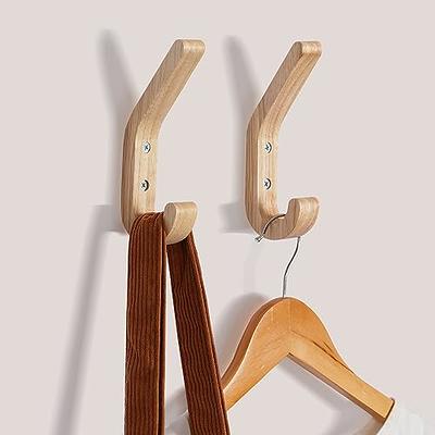 Large Towel Hook Solid Wood Hooks Coat Decorative Wall Hangers Racks Hat  Bag Bathroom Hardware - Yahoo Shopping