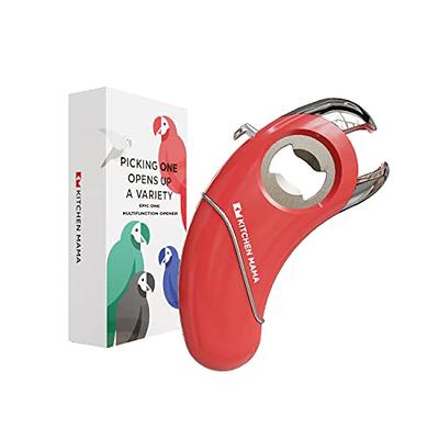 Can Opener for Seniors with Arthritis Helping Hand Jar Opener for Weak  Hands Easy Opener with Silicone Jar Opener Gripper Adjustable Multiple  Opener 4