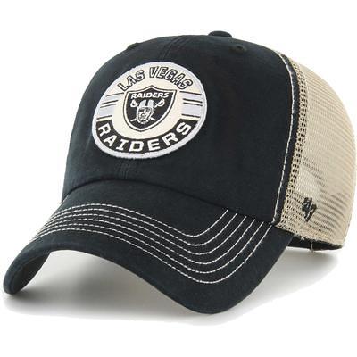 Las Vegas Raiders Mitchell & Ness Youth Times Up Precurved Trucker  Adjustable Hat - Black