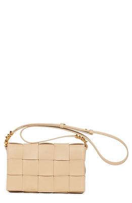 Bottega Veneta Mini Intrecciato Leather Crossbody Bag in 1520 Taupe-Gold at  Nordstrom - Yahoo Shopping