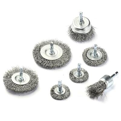 3pcs Wire Cup Brush End Brush Set Wire Brush For Drill 1/4 Inch Hex Shank  Parts