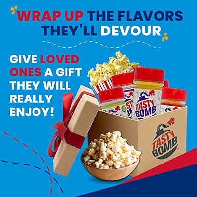 Salt and Vinegar Popcorn Seasoning Gourmet Salt and Vinegar Popcorn  Flavoring, Movie Night Seasoning Gift Set, Gluten-free Salty Snacks 