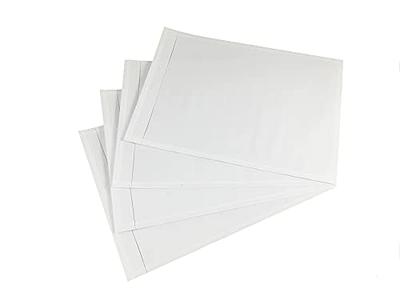 5.5 x 7.5 Clear Packing List Envelope Adhesive Invoice Sleeve 5x7 (100  pack)