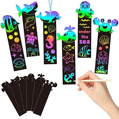 ArtAubrey 12 Pack Wind Chime Kit Craft Kits for Kids Wooden Arts