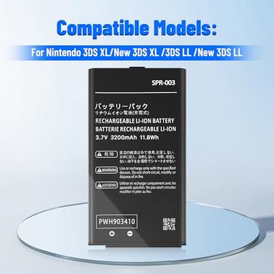 3DS XL Battery Replacement Compatible with Nintendo 3DS XL SPR-001