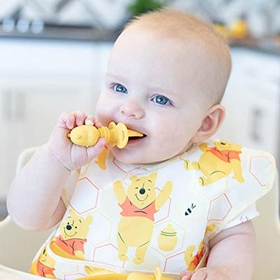 10 Pcs Silicone Baby Spoons and Baby Forks, Chewable Baby Utensils for  Self-Feeding, Silicone Baby Utensils, Kids Utensils for Over 6 Months  Babies