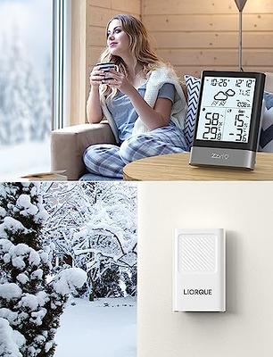 LIORQUE Weather Station Wireless Indoor Outdoor, Digital Weather