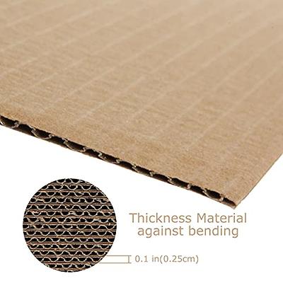 50 Pack Corrugated Cardboard Sheets 11 x 16.5 Inches Cardboard Sheets Flat  Cardboard Inserts for Crafts Packing Mailing Art Project, 2mm Thick - Yahoo  Shopping