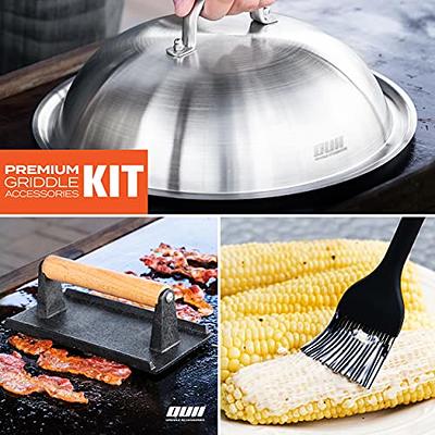 Cast Iron Flat Top Griddle Set and Griddle Accessories