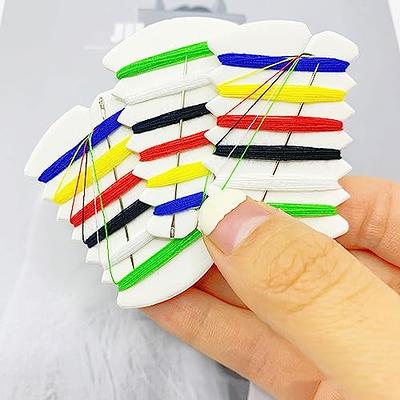 Incraftables Sewing Kit with 30pcs Multicolor Thread & Needles