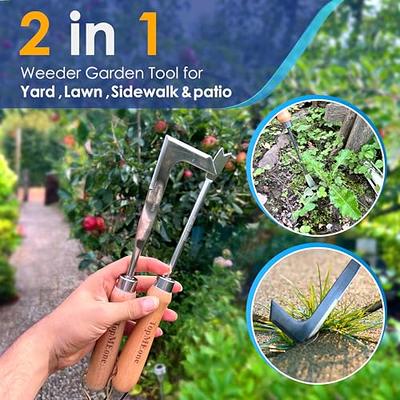 Crevice Weeder Tool L Shaped Hand Weeder Garden Tools For Weeding